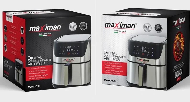 سرخکن (هواپز)  دوالمنت بدون روغن مکسیمن مدل MAX_2099