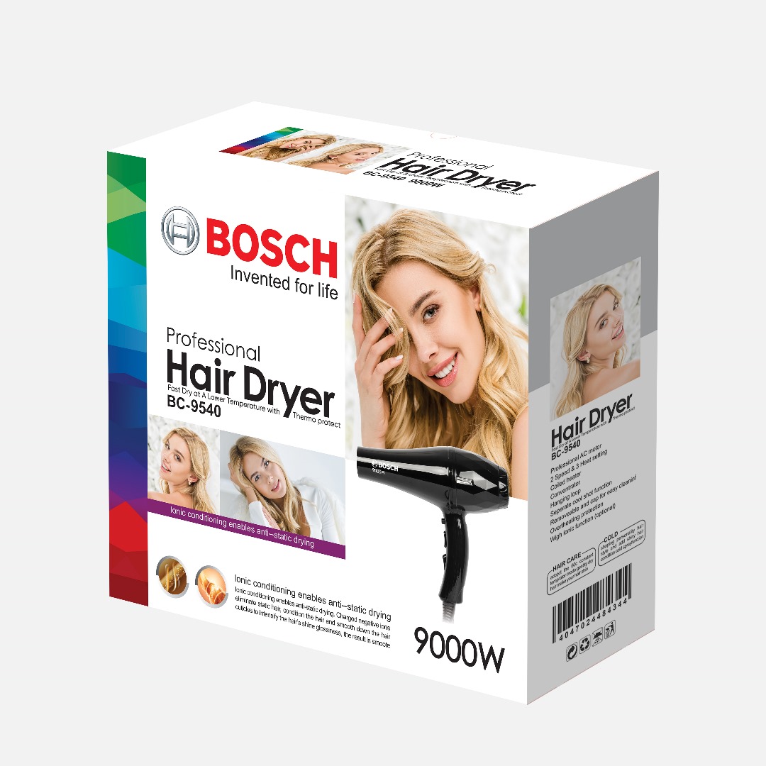 سشوار موتور سنگین بوش مدل BC_9540